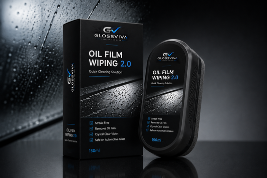 GLOSSVIVA Oil Film Wiping 2.0-Premium Windshield & Mirror Care System